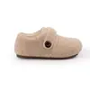 Zapatos Birkenstock para mujer, mismo estilo que los de Mamá Uva, tacón oculto de 4 cm, zapatos de pelo súper cálidos, cierre de botón, forro de felpa, estampado de leopardo, botas de nieve, zapatos de algodón