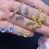 ¡Aretes de Aguamarina Natural, Cristalinos! Piedra Principal 4*6mm, Montado en Plata 925, Proceso de Electrochapado