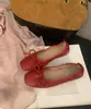 Primer Encuentro Ji Cuadrado Retro Punta con Moño Zapatos Individuales Mocasines Estilo Coreano Versátil Suela Plana Corte Bajo Zapatos Planos de Ballet