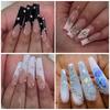 Joias para Unhas Transfronteiriças Nail Flats Base Colorida Liga de Diamante Formato Especial Branco AB Strass Joias 12 Grades Giratório Atacado