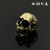 Tee de Latón Cabeza de Calavera Colgante Calavera Pequeños Adornos Demonio Pequeñas Piezas de Cobre Adornos Tallados en Cobre Asas de Cobre Venta al por Mayor