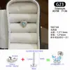 Stud de Titanio G23 de 1.2 mm de Espesor, Moderno y Brillante, Corazón Completo de Circonita, Stud para Hélice, Stud para Cartílago de la Oreja, Joyería de Piercing para Oreja con Rosca Interna
