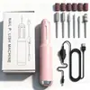 Pulidor de Uñas Transfronterizo, Removedor de Esmalte, Herramienta Integrada para Remover Esmalte y Manicura, Función Exfoliante y Pulidora, Eléctrico Cuatro en Uno