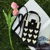 Nueva Bolsa Cruzada de Teléfono Móvil de Dibujos Animados, Diseño de Moda, Bolsa de Teléfono Móvil Tejida, Versátil, Bolso de Hombro, Sensación de Alta Gama