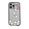 Capa Magnética Fofa de Desenho Animado Bubu para Apple 17 Pro Max, Capa Protetora Pintada para iPhone 15 Pro