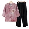 Conjuntos de Camisas de Verão para Pessoas de Meia-Idade e Idosas, Camisas de Verão da Vovó, Roupas da Mamãe, Blusas de Estilo Ocidental e Estilo Chinês para Idosos e Senhoras Idosas