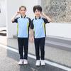 Roupas Nova Classe Traje de Lazer de Verão Estilo Universitário Camiseta Solta de Manga Curta Uniforme Esportivo Escolar Atacado