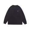 Rumen Outono Americano Retrô Camiseta Base Moletom Masculino Tendência Solto Tamanho Grande Masculino Gola Redonda Manga Longa Camiseta Top