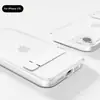 Funda de teléfono con soporte de una línea aplicable transfronteriza iPhone16E, funda de teléfono transparente simple anticaída Apple 17E anti-amarilleo