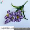Tulipa Flor de Três Pétalas Duas Folhas Tulipa Florindo Cinco Flores Decoração de Sala de Estar em Casa Flor Artificial Flor de Casamento Obra de Arte Flor de Seda