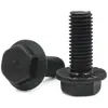 Pernos con Brida Hexagonal Exterior Color Natural Grado 10.9, Tornillos con Brida de Cabeza Hexagonal de Acero al Carbono de Alta Resistencia Gb5789