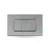 Interruptor de Tres Posiciones Serie 118K Sudamérica Panel de Acero Inoxidable 10A 250V Control Simple de Tres Vías Control Doble Interruptor de Pared