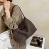 Bolso Tote de Textura Tejida Retro para Mujer Nuevo Otoño/Invierno Casual para el Trabajo Bolso de Hombro Estilo Perezoso Gran Capacidad