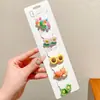 Ligas para el Cabello de Niños, Cuerdas para el Cabello que No Dañan el Cabello, Anillos para el Pulgar para Bebés y Niños Pequeños, Lindos Accesorios para el Cabello para Niñas, Gomas Elásticas de Alta Elasticidad de Dibujos Animados
