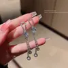 Pendientes Largos con Borla de Perla Aguja de Plata S925 para Mujer 2023 Nuevos Pendientes de Moda Diseño de Nicho Pendientes de Alta Gama