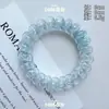 Anel de Cabelo de Linha Telefônica Colorido Jelly com Glitter Fresco de Verão Estilo Coreano Alta Beleza Estilo Menina Doce Corda de Cabelo para Rabo de Cavalo Acessório de Cabeça