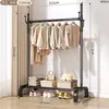 Arara de chão, cabideiro simples para quarto, cabideiro móvel, varal de roupa para varanda de casa, estante de roupas