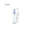 Botellas de Viaje Hombro Plano Transparentes Cosmético Perfume Alcohol Portátil Plástico Presionando Pequeña Botella de Spray Botella de Spray Desinfección
