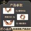Tuerca de cobre T2 GB6170 tuerca de cobre tuerca hexagonal de cobre tuerca de tornillo de cobre M4M5M6M8