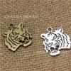 Accesorios Populares para Joyería DIY de Aleación Colgante Encanto de Tigre Joyería para Teléfono Móvil 24*27mm Colgante para Teléfono Móvil