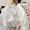 Pijama de Estilo Primavera y Verano con Almohadillas en el Pecho para Mujer, Pantalón de Manga Larga, Conjunto Casual Lindo Estilo Ins para Niñas que se Puede Usar Afuera