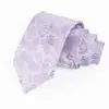 Corbata de hombre con patrón paisley, anudada a mano, estilo nuevo, poliéster, 8 cm, corbata personalizada de alta gama