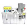 Bomba de graxa elétrica de 10 litros 220 380 volts Máquina de moldagem por injeção haitiana com alarme de nível de líquido de alívio de pressão Bomba de óleo amarela Bomba GM