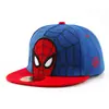 Gorra Infantil de Spider-man Primavera y Verano Nueva Gorra Infantil Moda Europea y Americana Dibujos Animados Gorra de Béisbol Comercio Exterior Plana Along Gorra Hip Hop
