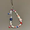 Corrente de Celular Colorida Feita à Mão Ins Fio Colorido Fofo Pingente de Câmera CCD de Nicho Novo Traseiro