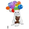 Decoraciones para coche de animales gatito transfronterizas globo de color acrílico decoración navideña colgante de gato lindo para coche