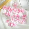Um Acessório de Grampo de Cabelo de Pétala de Flor de Ameixeira Simulada de 4cm Flor de Seda Flor de Ameixeira Flor de Cerejeira Árvore Adereço para Fotografia de Casamento