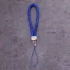 Lanyard para teléfono móvil al por mayor de fábrica, cordón para llavero de cámara de cuero PU, cuerda de muñeca para teléfono móvil de pareja, cuerda tejida de cuero
