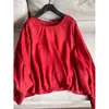 2026 Verano Nuevo Estilo Lino Delgado Suéter Manga Larga Estilo Protección Solar Camisa Pequeña Top Mujer Wholesale N5CT918