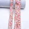 Vendas Diretas de Fábrica de Strass de Pedra Triturada Colorida, Miçangas de Arroz, Tiras Adesivas, Strass Hotfix, Malha de Strass Adesivada, Tiras de Strass para Roupas, Sapatos, Bolsas e Acessórios