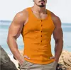 Colete Masculino Novo de Um Ombro Moda Verão 2025 Elegante Estilo Americano Sem Mangas Camiseta de Tricô para Homens