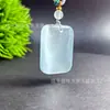 Pendente Borboleta de Pedra Olho de Gato Atacado Colar Pingente Cadeado Ruyi Olho de Gato Rosa Itens de Loja de Presentes de Jade Área Turística