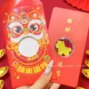 Pegatinas Doradas para Teléfono Móvil del Año del Caballo con Sobres Rojos, Regalos de Año Nuevo, Pequeños Regalos, Souvenirs Culturales y Creativos del Año del Caballo, Artículos para Puestos del Festival de Primavera