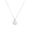 Colar Lua Crescente Banhado a Ouro 18K em Prata de Lei S925 Estilo Japonês Exquisito Corrente de Clavícula Lua Estrela de Alto Padrão de Nicho