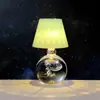 Bola de Cristal Tallada en 3D Transfronteriza Luz Nocturna Luminosa Lámpara de Mesa de Escritorio para Dormitorio Adornos Decorativos de Ambiente Regalo de Cumpleaños