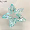 Pinza para el pelo floral versátil y elegante, única y colorida, pinza de tiburón de moda para la parte trasera de la cabeza, accesorio para el pelo tipo pinza de garra dulce diario estilo coreano