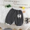Calça Jogger Aconchegante com Forro de Fleece Espesso para Crianças 2025 Inverno Desenho Animado Casual para Meninos e Meninas Tendência