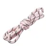 Cuerda de poliéster de color de 5 mm, núcleo redondo, resistente al desgaste, cuerda de amarre, cuerda tejida a mano para bricolaje, colgante creativo para llavero
