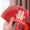 Puerta de recepción especial para bodas, sobre rojo, puerta de bienvenida, bolsa de boda pequeña cuadrada, juego de boda, divertido enchufe de puerta, sobre rojo