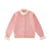 Suéter Infantil Princess Yuanyuan 2026 Nuevo Otoño-Invierno, Tejido Grueso para Niñas, Top Sencillo de Encaje Estilo Coreano