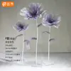 Adereços Decorativos, Flores Artificiais, Flores Simuladas, Flores Coloridas Grandes para Shoppings, Flores de Malha de Seda Prontas, Flores Feitas à Mão, Decorações Internas e Externas