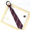 Corbata Borgoña Jk Rayas de Mujer Estilo Coreano Libre Estilo Preppy Foto de Graduación Uniforme Escolar Uniforme de Licenciatura Accesorios Tendencia de Hombre Dk