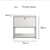 Mueble de TV vintage de acero inoxidable para apartamentos pequeños, almacenamiento integrado para la sala de estar, cómoda estilo ins, aparador modular vintage USM