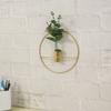Arte Escandinavo Decoración de Pared Creativa Hierro Colgante para Sala de Estar Decoración de Balcón Colgante de Pared Maceta Colgante Jarrón de Pared Arreglo Floral Decoración Colgante