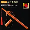 Espada de Madera de Durazno Taoísta Kowloon Cinabrio Siete Estrellas Bagua Espada de Madera de Durazno Artesanías de Talla de Madera Colgante