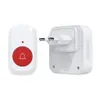 Campainha sem fio plug-in de 63 tons de volume alto para uso doméstico, alcance ultralongo, luz colorida, pager para idosos
